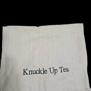 Hand-Made Customized Turkish  Knuckle Up Tea Ceremony Tea Towel