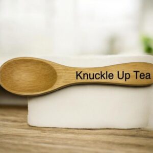 Knuckle Up Tea Customized Bamboo  Tea Scoop Proportioner